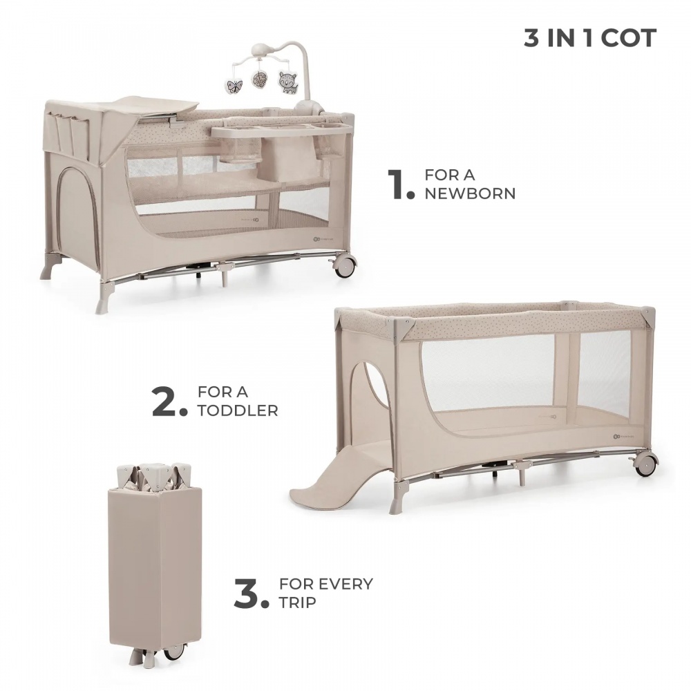 Манеж-кровать Kinderkraft Joy 2 Beige KLJOY02BEG000AC