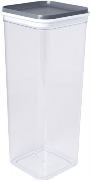 Емкость для сыпучих ФИКС с серой крышкой 2,25 л Flamberg