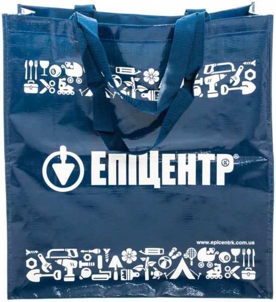 Сумка господарська  Лого 440x470x170 мм синій