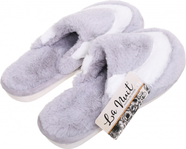 Капці домашні La Nuit Боні р. 40/41 сірий YH-20024 grey 