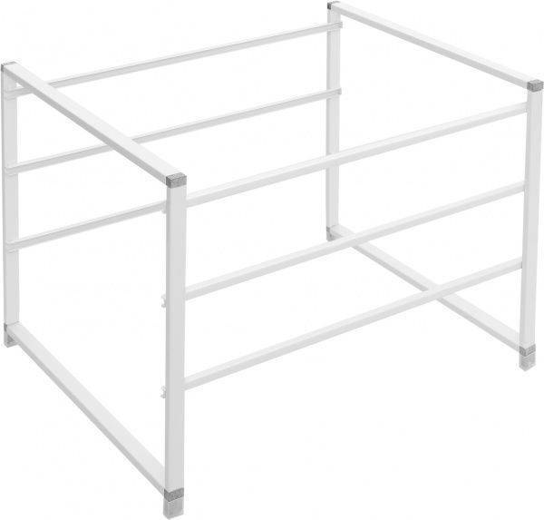 Рама стелажа Larvij 435x565x350 мм трирівнева LWS3FWH білий