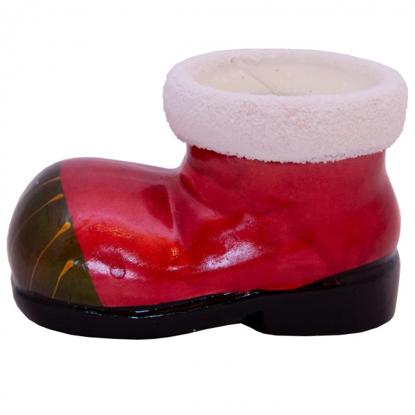 Свічник Башмак зі свічкою 8,5х5,5х5,5 см 441624 