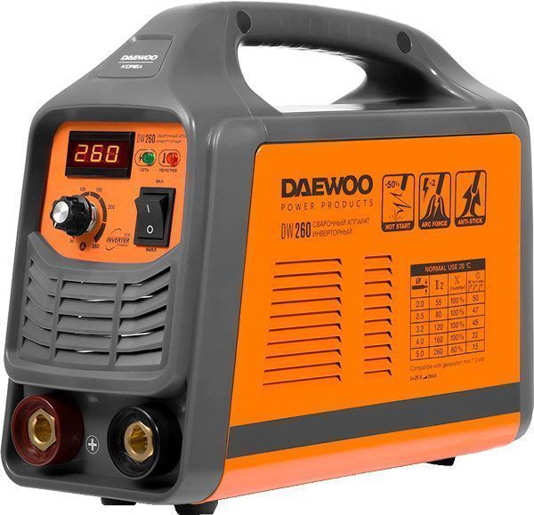 Инвертор сварочный Daewoo DW 260
