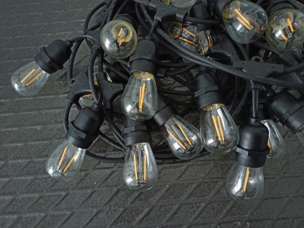 Электрогирлянда FusionLight светодиодная (LED) 20 ламп 10 м 