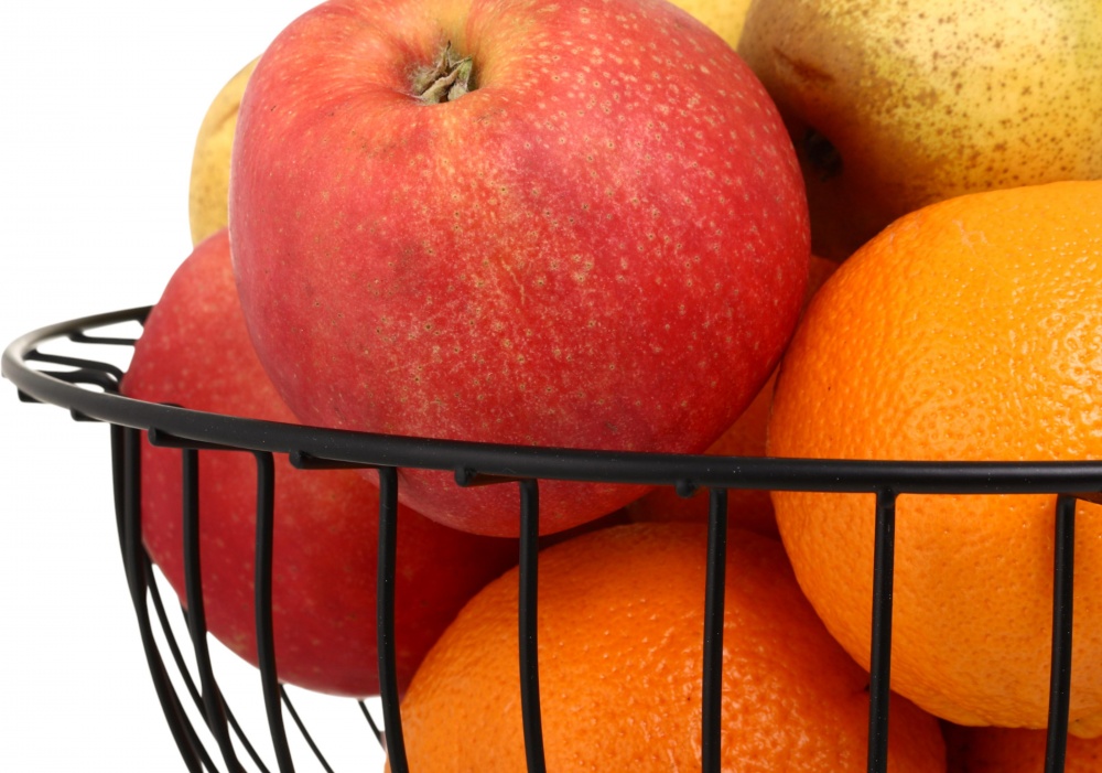 Корзинка для фруктов Flamberg Premium Woody 28 см черный