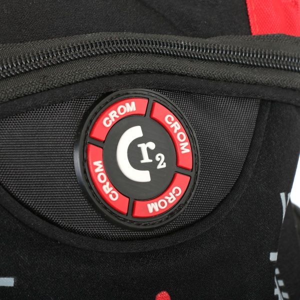 Рюкзак школьный Crom красно-черный