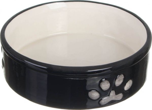 Миска для собак чорна 14x4,2 см