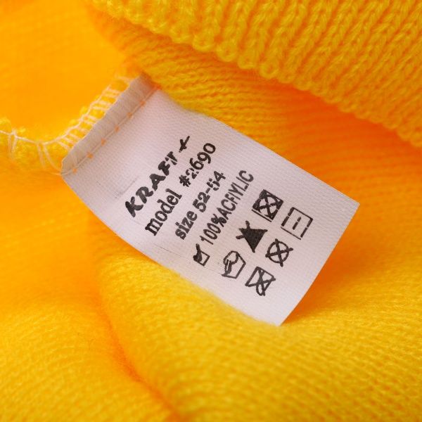 Шапочка дитяча для дівчинки Kraft+ 2690 р.52 жовтий 