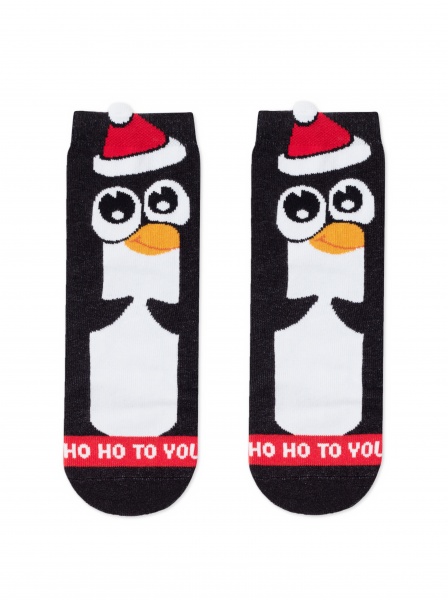 Носки детские унисекс Conte-Kids новогодние 21С-63СП 650 р.16–18 черный 