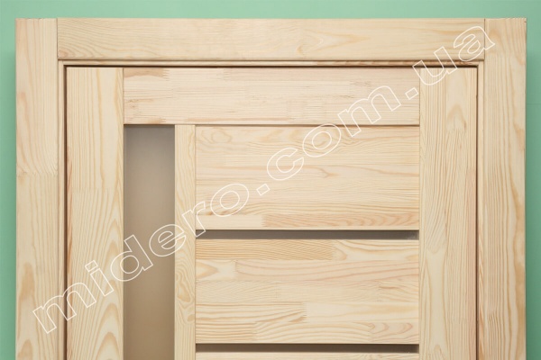 Дверное полотно Домінант-Вуд Эталон 1-1 - полустекло 800х2000х36 ПГ 800 мм под покраску 