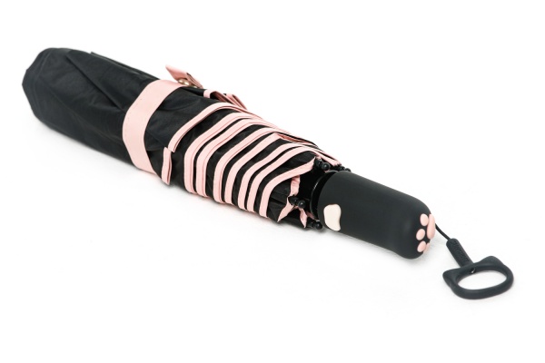 Зонт KRAGO Мяу мини черный 