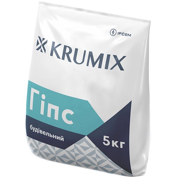 Гіпс будівельний KRUMIX KRUMIX Г-5 Н II 5 кг
