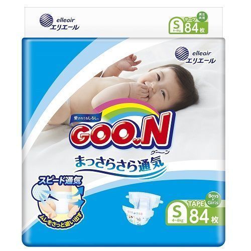 Подгузники Goon S 4-8 кг 84 шт.