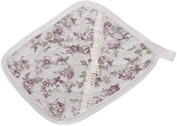 Прихватка Rosettes 20x20 см розовый Прованс 