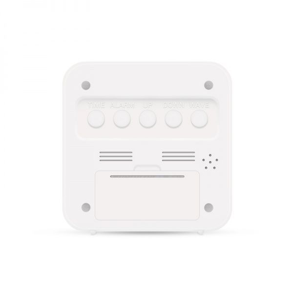 Термогигрометр цифровой с часами Т-15 белый