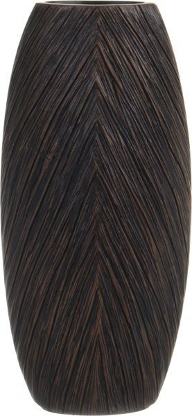 Ваза полирезиновая коричневая Браун 20х10х44 см
