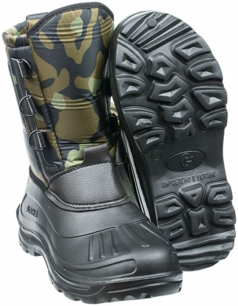 Берцы Гофра Аляsка р.42 черный с зелеными вставками