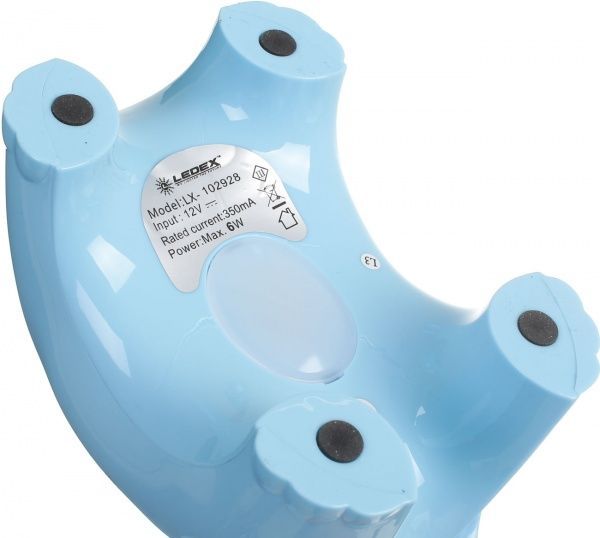 Настольная лампа слон Менни 1x60 Вт G4 синий LX-102928 