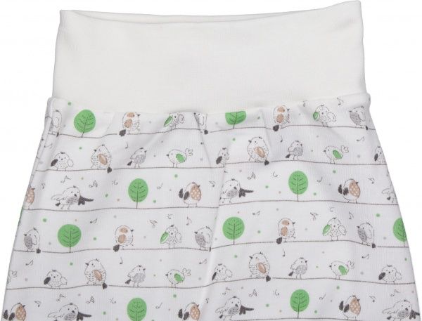 Штани для новонароджених Baby Veres Funy sparrows р.74 молочний 