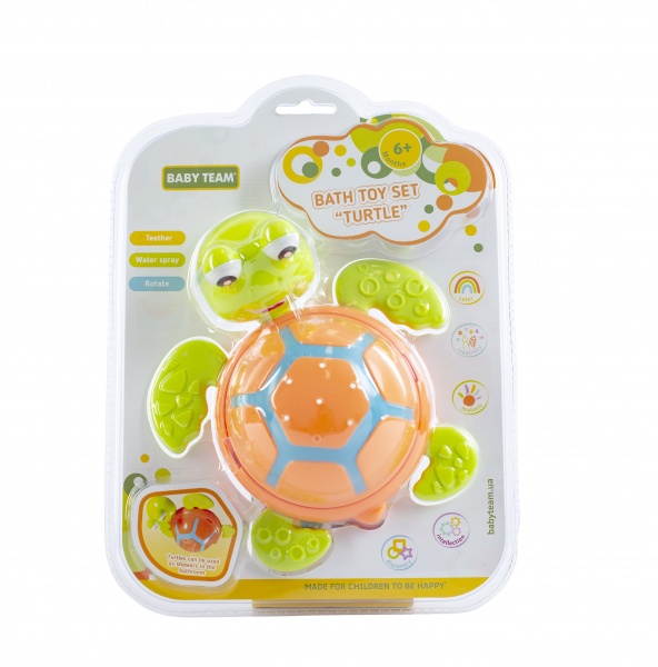 Набор игрушек для ванной Baby Team Черепашка 9028