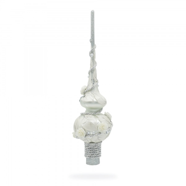 Верхівка скляна Королівська B-383 матова білий 