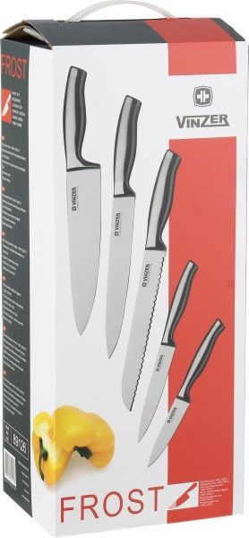 Набір ножів на підставці Frost 6 предметів 89126 Vinzer