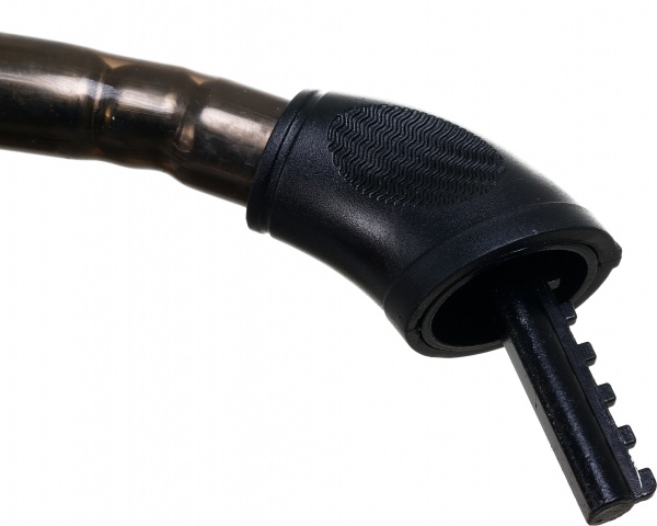 Замок велосипедний MaxxPro SCL-18x1000 чорний із коричневим