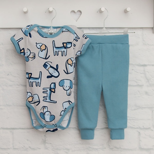 Комплект для мальчиков Blanka голубой р.74 110235 