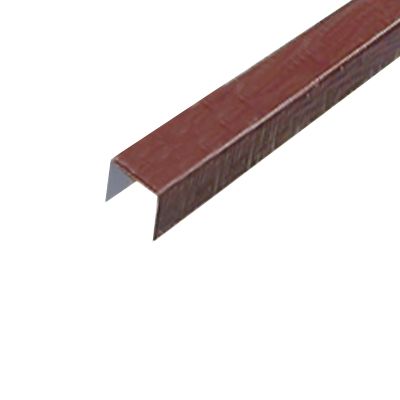 Планка П-образная RAL 8017 1.25 м коричневая