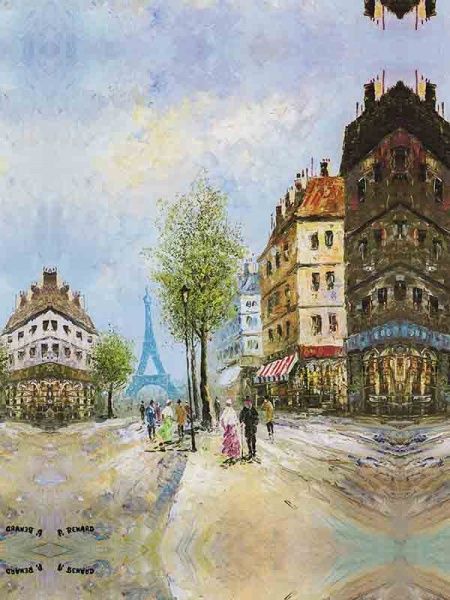Репродукция Old Paris4 35x50 см RozenfeldArt 