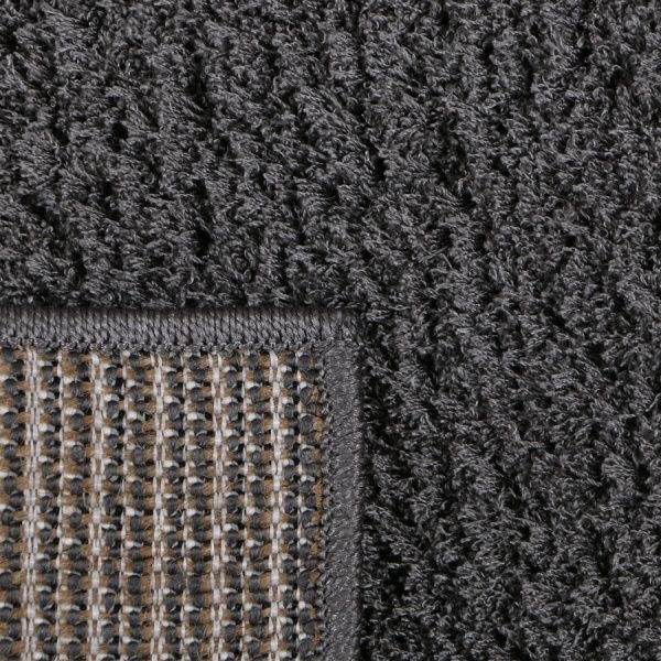 Килим Ozkaplan Karpet Gold Shaggy темно-сірий 1,5x2,2 м