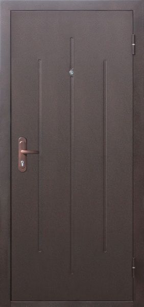 Дверь входная Tarimus Стройгост 5-1 коричневый 2060x880мм правая