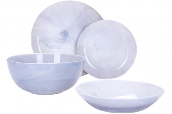 Сервиз столовый Diwali Marble Granit 19 предметов Luminarc