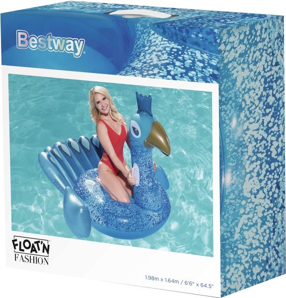 Круг надувной Bestway Pretty Peacock 198х164 см
