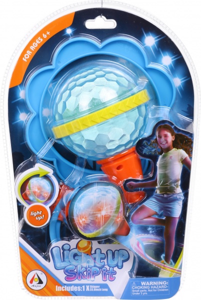 Скакалка на одну ногу з м'ячиком LED AJ003-3SK