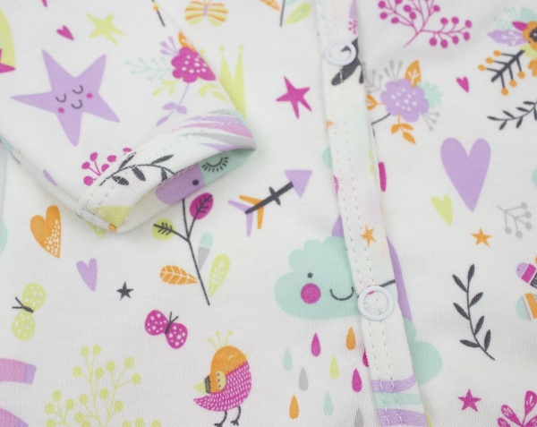 Боди для девочки Bambinelli Единорог р.62 белый с рисунком 