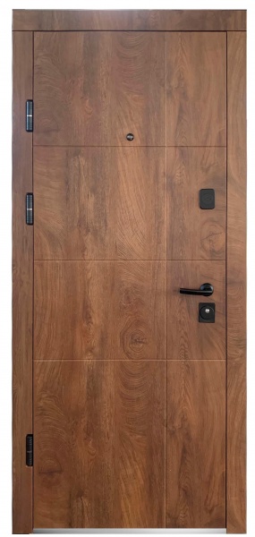 Двері вхідні Міністерство дверей Престиж спил дерева 2050x960 мм ліві