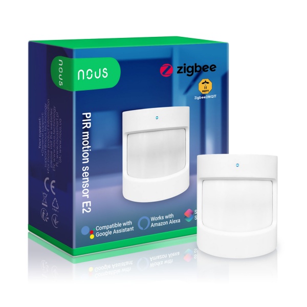 Розумний датчик руху Nous E2 (ZigBee) білий 