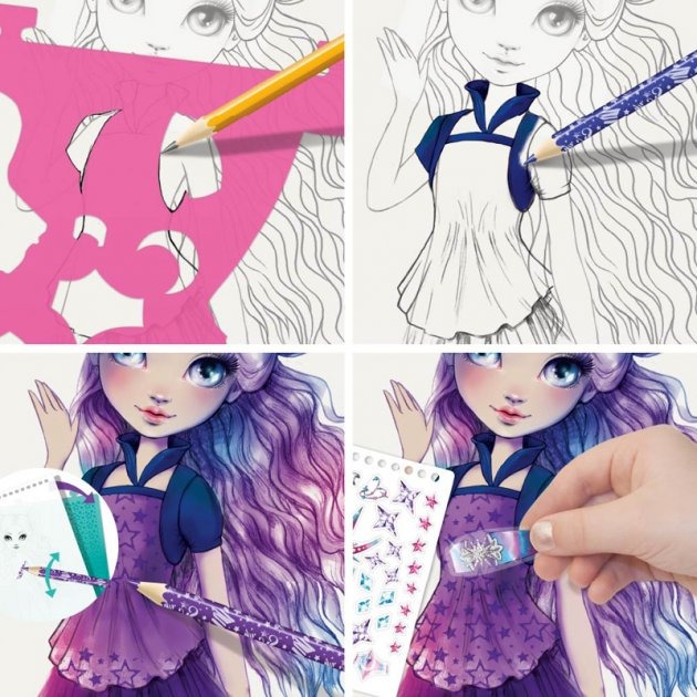 Набір для творчості Nebulous Stars Скетчбук Небулія мотиви космосу 11101