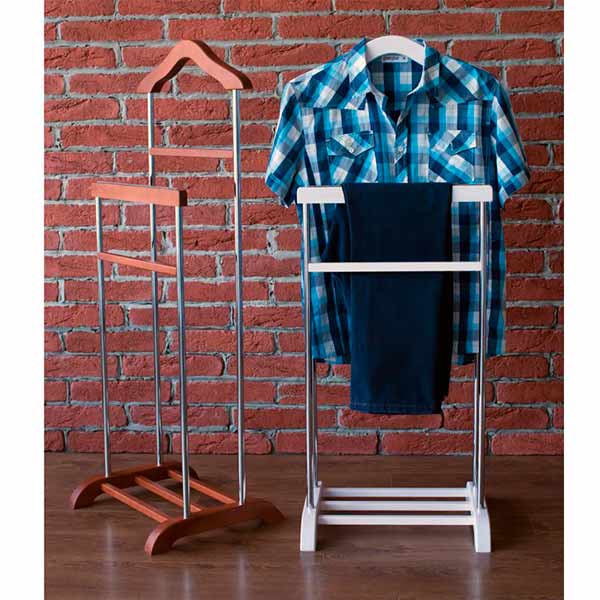 Вішалка для одягу Фенстер Комфорт №1 білий/алюміній