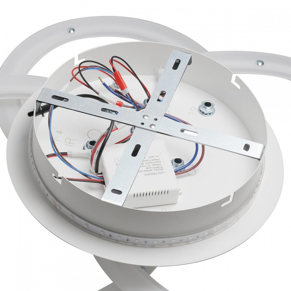 Люстра світлодіодна LIGHT SET MAVKA LED 5850 R RGB 65 Вт білий