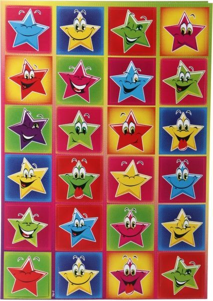 Наклейки-оценки Звездочки 312 шт. 