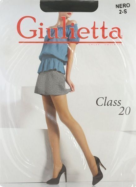 Колготки женские Giulietta Class р. 2 черный 1 шт. Nero 20 den 
