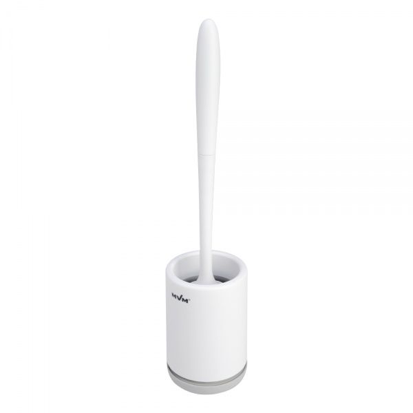 Ершик для унитаза MVM BP-13 белый с серым