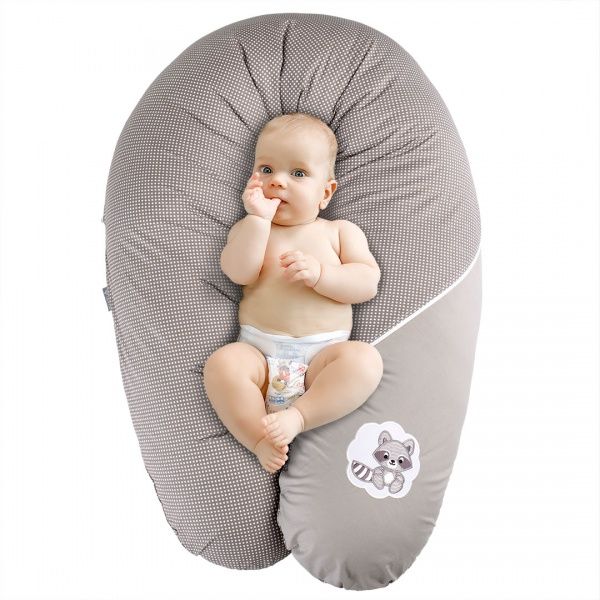 Подушка для вагітних Стандарт 35х200 см сіра IDEIA