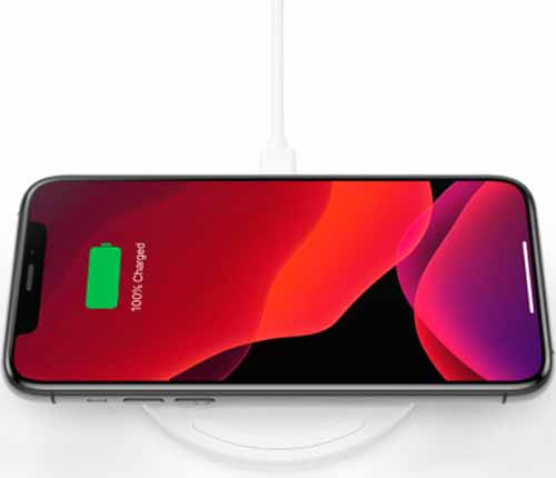 Бездротовий зарядний пристрій Belkin Pad Wireless Charging Qi, 10W, white