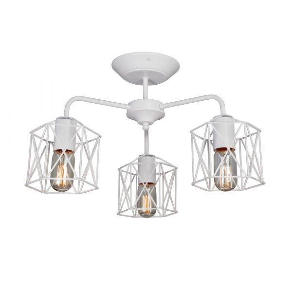 Люстра потолочная Vitaluce 3x40 Вт E27 белый V4382-0/3PL 
