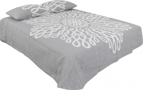 Набір декоративний BUDA 764/12 сірий із принтом Manterol 