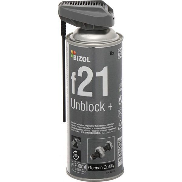 Растворитель ржавчины Bizol Unblock+ f21 400 мл B80010