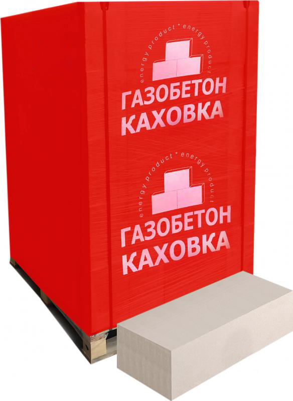 Газобетонный блок КАХОВКА 600x200x300 мм D-400